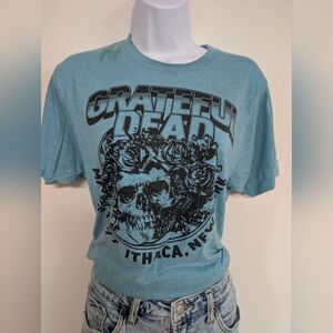 Ripple Junction Grateful Dead Teal Graphic Tee